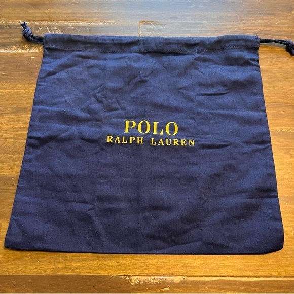 Polo Ralph Lauren Blue Logo Drawstring Dust Bag Cover Sleeve Protective Case - Picture 1 of 4
